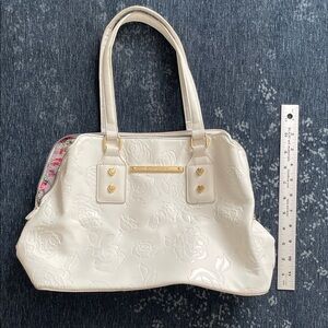 Betsey Johnson Elegant Cream Handbag